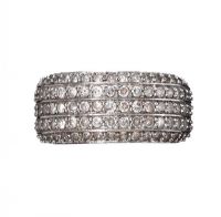 9CT GOLD DIAMOND DRESS RING at Ross's Online Art Auctions