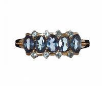 9CT GOLD ALEXANDRITE RING at Ross's Online Art Auctions
