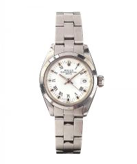 ROLEX STAINLESS STEEL LADY'S DATE WRIST WATCH at Ross's Online Art Auctions