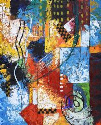 ABSTRACT by Spanish School at Ross's Online Art Auctions