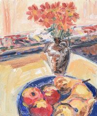 FRUIT & FLOWERS by Robert Bottom RUA at Ross's Online Art Auctions