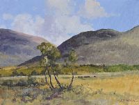 CATTLE GRAZING, DONEGAL by Hugh McIlfatrick at Ross's Online Art Auctions