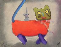 CAT & MOUSE by Annie Robinson at Ross's Online Art Auctions