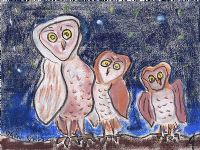 BARN OWLS by Annie Robinson at Ross's Online Art Auctions