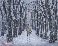 SNOWFALL by James Downie at Ross's Online Art Auctions
