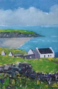 IRISH VERNACULAR COTTAGES OF THE BASKETS by Sean Lorinyenko at Ross's Online Art Auctions