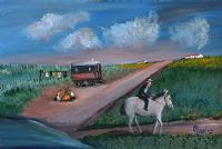 TRAVELLERS CAMP by James Bingham at Ross's Online Art Auctions