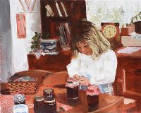 STRAWBERRY JAM by Rowland Davidson at Ross's Online Art Auctions
