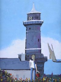 SHROOVE LIGHTHOUSE by Sean Lorinyenko at Ross's Online Art Auctions