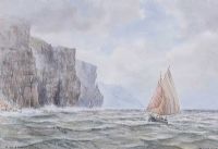 CLIFFS OF MOHER, COUNTY CLARE by Hamilton Sloan at Ross's Online Art Auctions