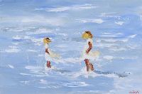 PADDLING WITH MY SISTER by Louise Mansfield at Ross's Online Art Auctions
