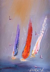 SUMMER SAIL by Carol Ann Waldron at Ross's Online Art Auctions