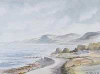 THE COAST ROAD by Robert B. Higgins at Ross's Online Art Auctions