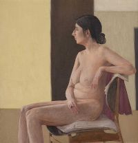 FEMALE NUDE STUDY by Comhghall Casey at Ross's Online Art Auctions