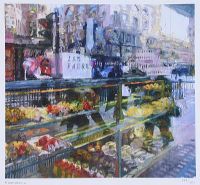 RED LIGHT, PICCADILLY, LONDON by Colin Davidson RUA at Ross's Online Art Auctions