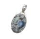 THREE STERLING SILVER PENDANTS SET WITH AGATE at Ross's Online Art Auctions