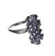 FIVE TANZANITE-SET STERLING SILVER RINGS at Ross's Online Art Auctions