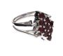TWO GEM-SET STERLING SILVER RINGS at Ross's Online Art Auctions