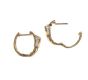 14CT GOLD DIAMOND BUCKLE EARRINGS at Ross's Online Art Auctions