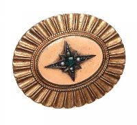 VICTORIAN 9CT GOLD BROOCH at Ross's Online Art Auctions