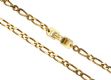 10CT GOLD FIGARO-LINK CHAIN at Ross's Online Art Auctions