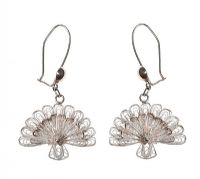 STERLING SILVER FILIGREE EARRINGS at Ross's Online Art Auctions