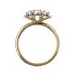 18CT GOLD THREE STONE DIAMOND DRESS RING at Ross's Online Art Auctions