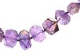STRAND OF AMETRINE BEADS WITH STERLING SILVER CLASP at Ross's Online Art Auctions