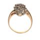 14CT GOLD CLUSTER RING at Ross's Online Art Auctions