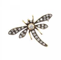 18CT GOLD DIAMOND 'DRAGONFLY' BROOCH at Ross's Online Art Auctions