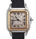CARTIER 'PANTHERE' STAINLESS STEEL AND 18CT GOLD LADY'S WRIST WATCH at Ross's Online Art Auctions