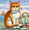 THE ARDGLASS CAT by Jo Dolan at Ross's Online Art Auctions
