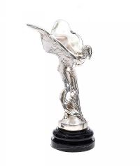 SILVERED BRONZED FIGURE at Ross's Online Art Auctions