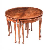 CIRCULAR NEST OF TABLES at Ross's Online Art Auctions