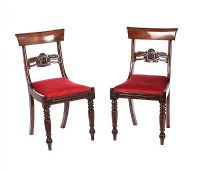 PAIR OF REGENCY SIDE CHAIRS at Ross's Online Art Auctions