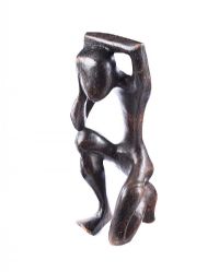 CARVED WOODEN SCULPTURE at Ross's Online Art Auctions