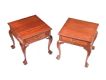 PAIR OF MAHOGANY LAMP TABLES at Ross's Online Art Auctions