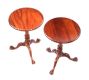PAIR OF MAHOGANY WINE TABLES at Ross's Online Art Auctions