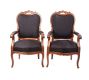 PAIR OF ANTIQUE ARMCHAIRS at Ross's Online Art Auctions