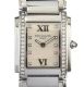 PATEK PHILIPPE DIAMOND-SET STAINLESS STEEL LADY'S WRIST WATCH at Ross's Online Art Auctions
