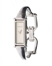 GUCCI '1500L' STAINLESS STEEL LADY'S WRIST WATCH at Ross's Online Art Auctions