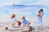 AS THE BOATS GO BY by Lorna Millar at Ross's Online Art Auctions
