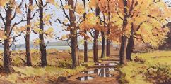 AUTUMN, GLYNN STATION, COUNTY ANTRIM by Samuel McLarnon UWS at Ross's Online Art Auctions