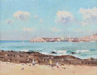 HARBOUR, LOS CRISTIANOS by Robert Taylor Carson RUA at Ross's Online Art Auctions