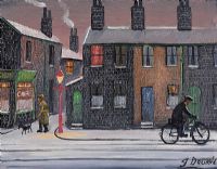 SNUG ON THE CORNER by James Downie at Ross's Online Art Auctions