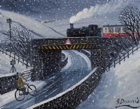 RAILWAY VIEW by James Downie at Ross's Online Art Auctions