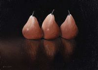 THREE PEARS by Kevin Meehan at Ross's Online Art Auctions