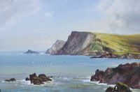THE ROCKY COAST by Frank Thornley at Ross's Online Art Auctions
