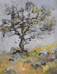 THE OLD FAIRY THORN TREE by Jim Holmes at Ross's Online Art Auctions