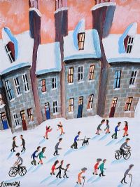 HEAVY SNOW LAST NIGHT by John Ormsby at Ross's Online Art Auctions